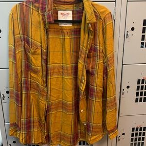 Boyfriend fit plaid shirt from Target